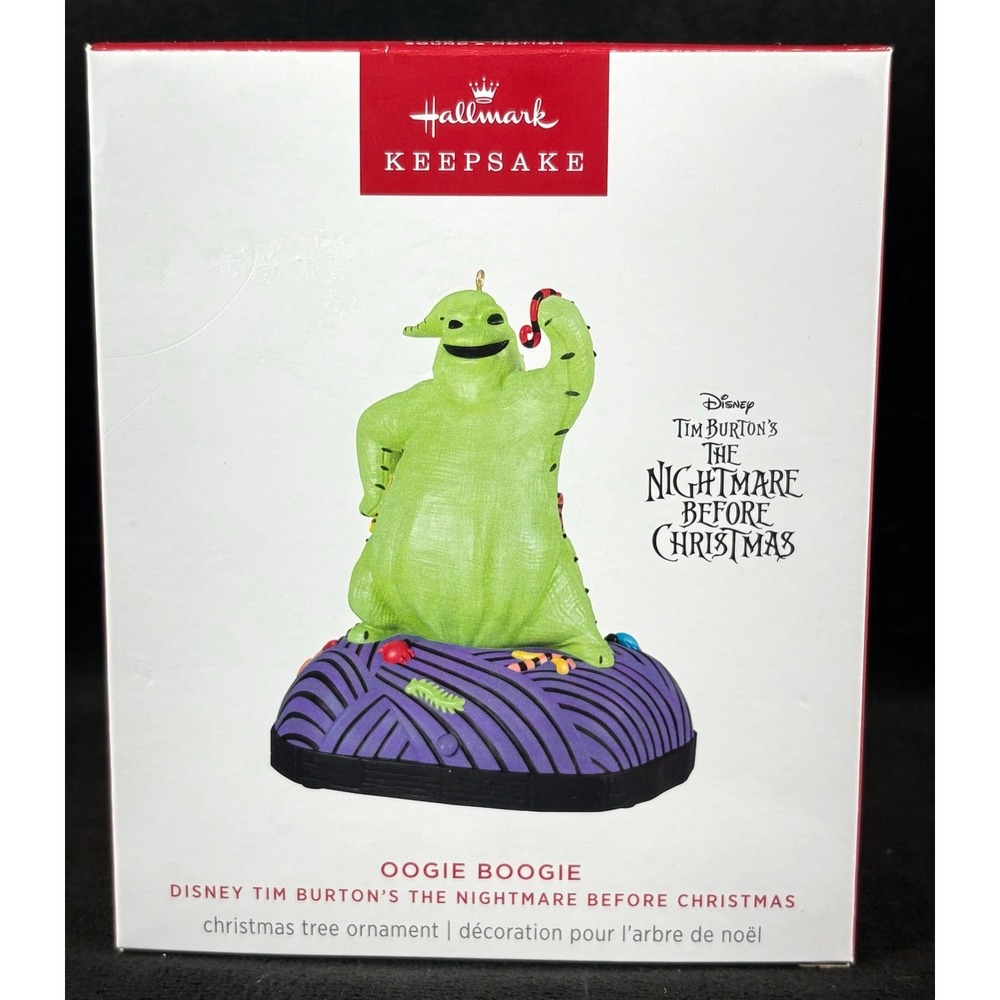 Hallmark 2024 Keepsake Magic Ornament OOGIE BOOGIE Nightmare Before Christmas